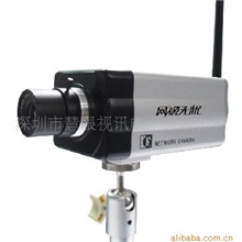 H264压缩格式无线双向语音枪型CCD网络摄像机