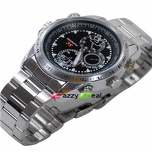 多功能男士钢链手表防水功能商务馈赠佳品