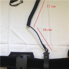 黑色户外军迷使用CS野战多色可选枪绳