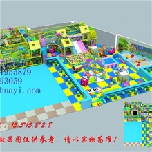 成都华益游乐造新款约260平米淘气堡