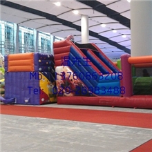 充气大滑梯、充气城堡、室外大型游乐设备、儿童弹跳游乐项目