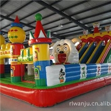 厂家生产融乐玩具儿童乐园充气滑梯，喜洋洋大滑梯