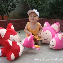 60厘米80厘米1米超大号毛绒玩具公仔QQ表情狐狸趴趴狸阿狸公仔