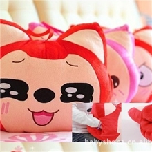 秒杀可爱大号阿狸阿里抱枕手捂暖手筒靠垫阿狸毛绒玩具公仔