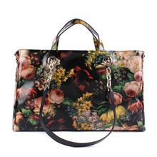 一件代发包包牛皮包真皮女包大包油画包高档女包链条包