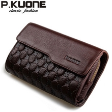 P.kuone手拿包男士手包手抓包欧美复古大牌手包牛皮大手拿包男