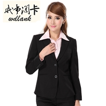 2013秋冬女士西装套装正装西服韩版女装316竖纹修身通勤职业装