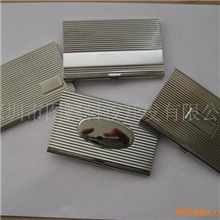 金属不锈钢名片盒名片夹厂家