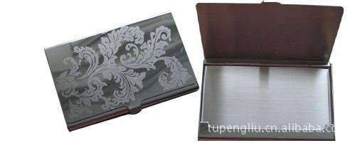 低价位便宜金属不锈钢名片夹,名片盒现货,名片夹现货