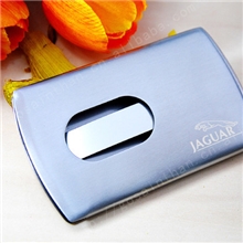 供应广州高品质不锈钢名片盒不锈钢手推式名片夹真皮仿皮名片盒