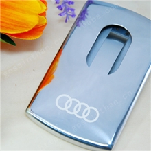 供应不锈钢真皮名片夹名片盒手推式名片盒不锈钢304.201名片夹