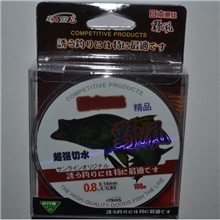 日本原丝线野风100米钓鱼线超强切水精品钓线强力线超值特价