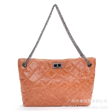 女包春夏新款特价复古韩版女士包欧美潮包油蜡皮杀手包菱格包包
