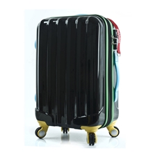 供应INANNA品牌行李箱拉杆箱批发24寸PC托运包万向轮拉杆箱1225