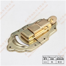 【HOUNA】镀金箱扣镀金搭扣X331木箱箱扣大号箱扣不锈钢搭扣