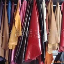 海潮皮革批发供应服装手套皮料辅料头层羊皮黑色