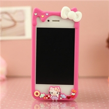 新款果果CC二代iphone44s手机壳苹果硅胶套保护套可爱边框