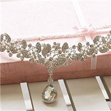 新娘饰品项链新娘配饰额饰头饰婚礼结婚合金颈链7411