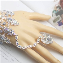 新娘结婚手镯饰品水钻手链手背链新娘手链0709