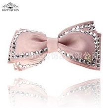 时尚钻蝴蝶结头饰发饰发夹法国夹弹力夹欧美流行饰品横夹坚夹