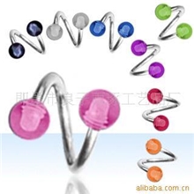 批发亚克力穿刺饰品/青岛原单外贸饰品