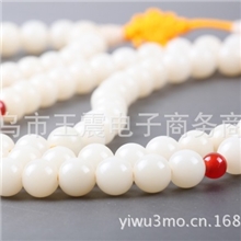天然白菩提根10mm12mm108念珠菩提根佛珠手链混批菩提子