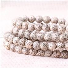 本色星月圆珠108颗顺白干磨高密度元宝籽非正月