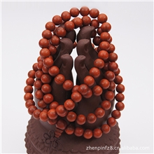 爆款精品顺纹小叶紫檀木手链1088mm佛珠手链批发如假包换