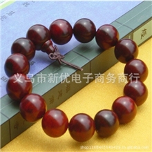 开光红酸枝木手链佛珠15mm佛珠手串紫檀念珠男士女士佛教用品