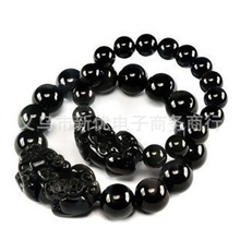 开光黑貔貅手链念珠佛珠男士女士佛教用品宗教工艺手串手钏