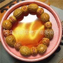 新款桃核护身手链路路通弹力绳念珠佛珠手珠手钏手串桃木