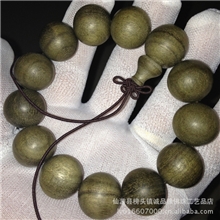 千年楠木手工打磨阴沉木金丝楠木1.8cm*13佛珠手珠手串厂家直销