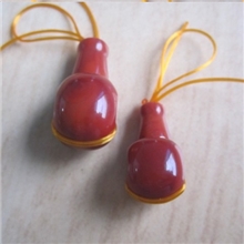 无优化七宝珍藏品柿子红南红藏式玛瑙佛头三通佛塔佛珠DIY批发