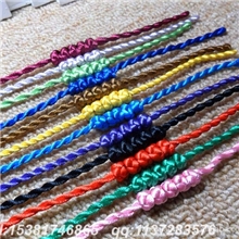 S311夏日简单五结手绳编制红绳手绳女款手链批发五个中国结