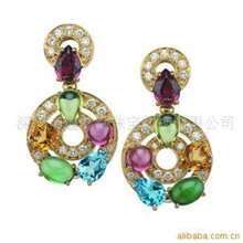 供应韩版流行时尚饰品批发奥地利水晶项链--钻石戒指代理加盟