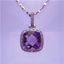 纯银镶嵌天然石榴石吊坠厂家直销《精品》工艺品金银首饰