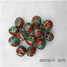 易禅斋西藏民族风铜配珠藏饰手工铜珠配饰多款可选29手工制作