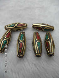 易禅斋西藏民族风铜配珠藏式手工铜珠配饰多款可选19纯手工制作