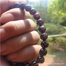 【檀之香】特价石榴石6-12MM手链工厂直销最低价特价红石榴石