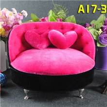 沙发首饰盒公主欧式珠宝盒化妆盒饰品盒婚庆礼品A17-307H