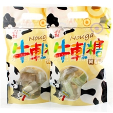 台湾利耕零食牛轧糖批发纯手工牛扎糖综合味250g36包/箱