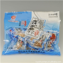 批发烟台特产东美牌碳烤鱿鱼仔营养高，低脂肪内有独立小包装