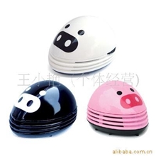 桌面吸尘器迷你吸尘器猪猪桌面清洁器创意家居