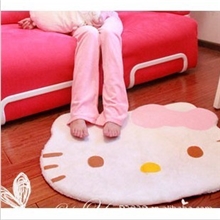 hellokitty可爱KT凯蒂猫大头地垫豹纹地垫家居地毯批发