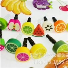水果动物花瓣系列超级可爱情侣防尘塞批发手机支架批发厂家