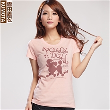 2013夏装新款女装短袖t-shirt韩版淑女修身圆领t恤女款BS0014