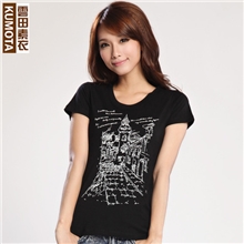 2013夏装新款打底衫大码女装白色韩版修身短袖t恤女姐妹装BS0011