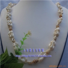 海南特产|小米螺项链|海螺项链|贝壳项链|贝壳毛衣链