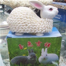 厂家供应海南贝壳工艺品小白兔贝壳动物贝壳兔