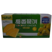 海南特产批发春光椰香脆饼150克海南春光食品香脆食品零食